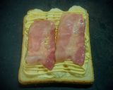 バナナとベーコンのとろけるチーズトースト作り方3写真