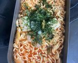 キャンプ飯！混ぜるだけ！トマトラーメン作り方4写真