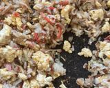 カニカマのパラパラ炒飯😋作り方7写真