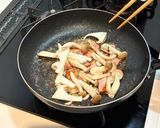 かぼちゃとさつまいもときのこのホットサラダ作り方7写真