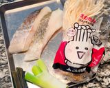 たらの昆布蒸し、ネギごま油風味作り方1写真