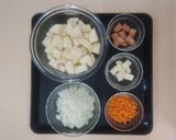 給食☆わくわく♪おみくじコロッケ作り方1写真