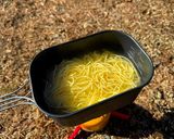 ▲山ごはん▲味噌バターラーメン作り方1写真