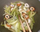 フキの和風パスタ作り方4写真