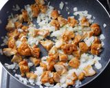 不器用冷凍唐揚パスタ作り方1写真