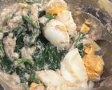 豆腐とほうれん草卵のサラダ作り方4写真
