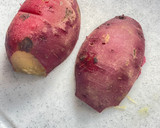 熱々の、イモの皮をむく方法作り方2写真