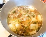 レトルト牛丼を使って大阪 名物肉吸い作り方4写真