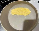 お手軽、卵１個のプレーンオムレツ作り方5写真