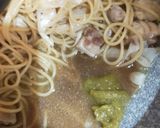 鶏肉と長ねぎの和風パスタ作り方7写真