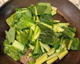 【簡単副菜】小松菜もずくの卵炒め作り方2写真