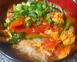 ニラ玉トマトぶっかけそうめん作り方6写真
