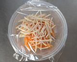 レンジで簡単☆給食風バンサンスー。作り方2写真