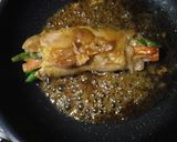 鶏もも肉の野菜巻甘酢ロール作り方5写真