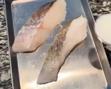 たらの昆布蒸し、ネギごま油風味作り方2写真