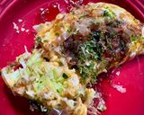 たまごとキャベツで！レンチンベジお好み焼き作り方5写真