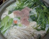 鶏ガラで京都風白い水炊き作り方12写真