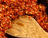 大量の唐辛子🌶️で本場中国式の辛味噌作り作り方3写真