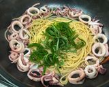 イカと大葉のパスタ作り方6写真