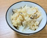 新玉ねぎの炊き込みごはん作り方10写真