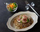 秋のパスタ☆無花果と生ハムのカチョエペペ作り方5写真