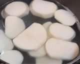 蕪のムニエル　蕪の葉のソース作り方2写真