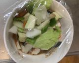 肉無チクワ簡単洋風梅塩昆布味野菜炒め作り方11写真