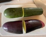 トースターで茄子とズッキーニの焼きびたし作り方1写真