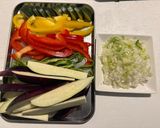 夏野菜たっぷり!彩り麻婆なす春雨作り方2写真