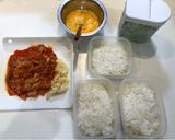 【ピリ辛】キムチにんにく炒飯作り方1写真