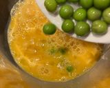 春の味！グリーンピースの厚焼き玉子🫛作り方2写真