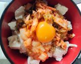 10分で簡単⭐️キムチ納豆冷奴丼作り方3写真