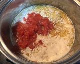 ヒュメドポワソン鯖缶もち麦チーズリゾット作り方3写真
