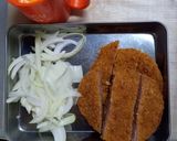 市販のハムカツで作る ハムカツ重（丼）作り方1写真