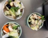 肉無豆腐クリーミートマト味噌味野菜炒め作り方12写真