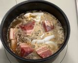 カルニータス♪コーラ、オレンジ煮ver.タコス作り方3写真