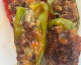野菜沢山のピーマンの肉詰め😋作り方10写真