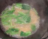 ツナとほうれん草のワンパンクリームパスタ作り方5写真
