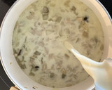きのこの豆乳スープ～こんぶ茶仕立て～作り方5写真