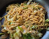 夏にぴったり！ラー油焼きそば作り方3写真