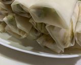 カレー味のキャベツとチーズと豚こま春巻き作り方7写真