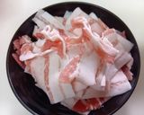 たっぷりキャベツと豚ばらのポン酢炒め作り方1写真