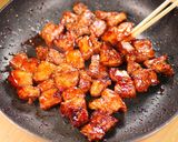 豚バラねぎのぶつ切り味噌漬け焼き🤩🍚作り方4写真