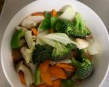 お一人様梅ウスタークリーム味豆腐野菜炒め作り方15写真
