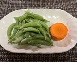 簡単！食感が良い！【スナップエンドウのごま和え】作り方1写真