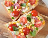 夏野菜ごまチーズトースト作り方4写真
