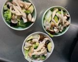 肉無チクワ簡単梅照りクリーム味野菜炒め作り方10写真