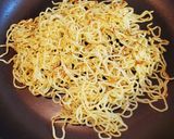 煮物の残りでソースあんかけ焼きそば作り方6写真