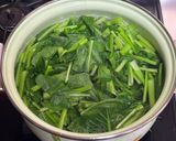 【大量消費】小松菜のサグチキンカレー作り方1写真