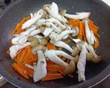 ふわとろ卵と野菜のオイスターソース炒め作り方2写真